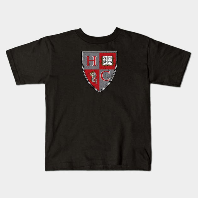 Hearst College Crest Kids T-Shirt by huckblade